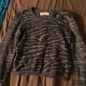 Hollister sweater crop top NWT